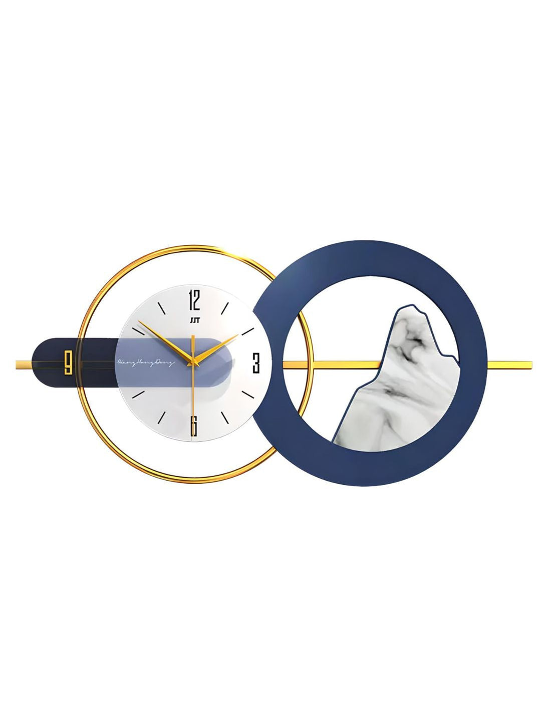 Abstract shaped wall clock