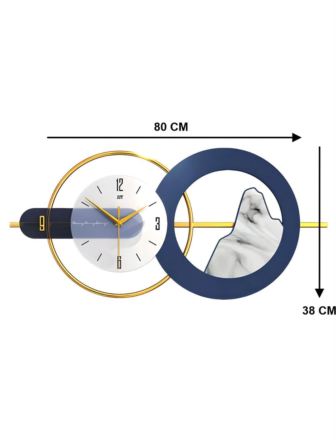 Abstract shaped wall clock