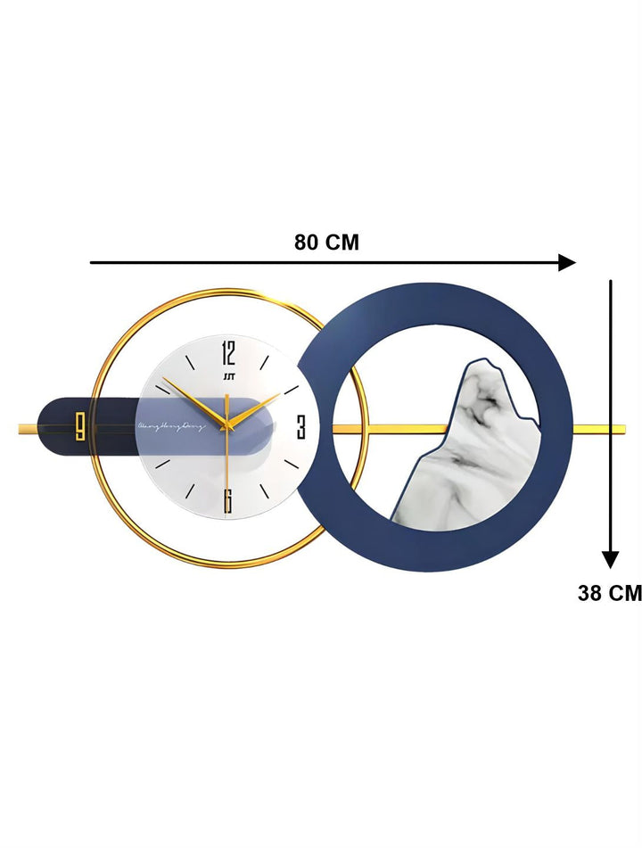 Abstract shaped wall clock