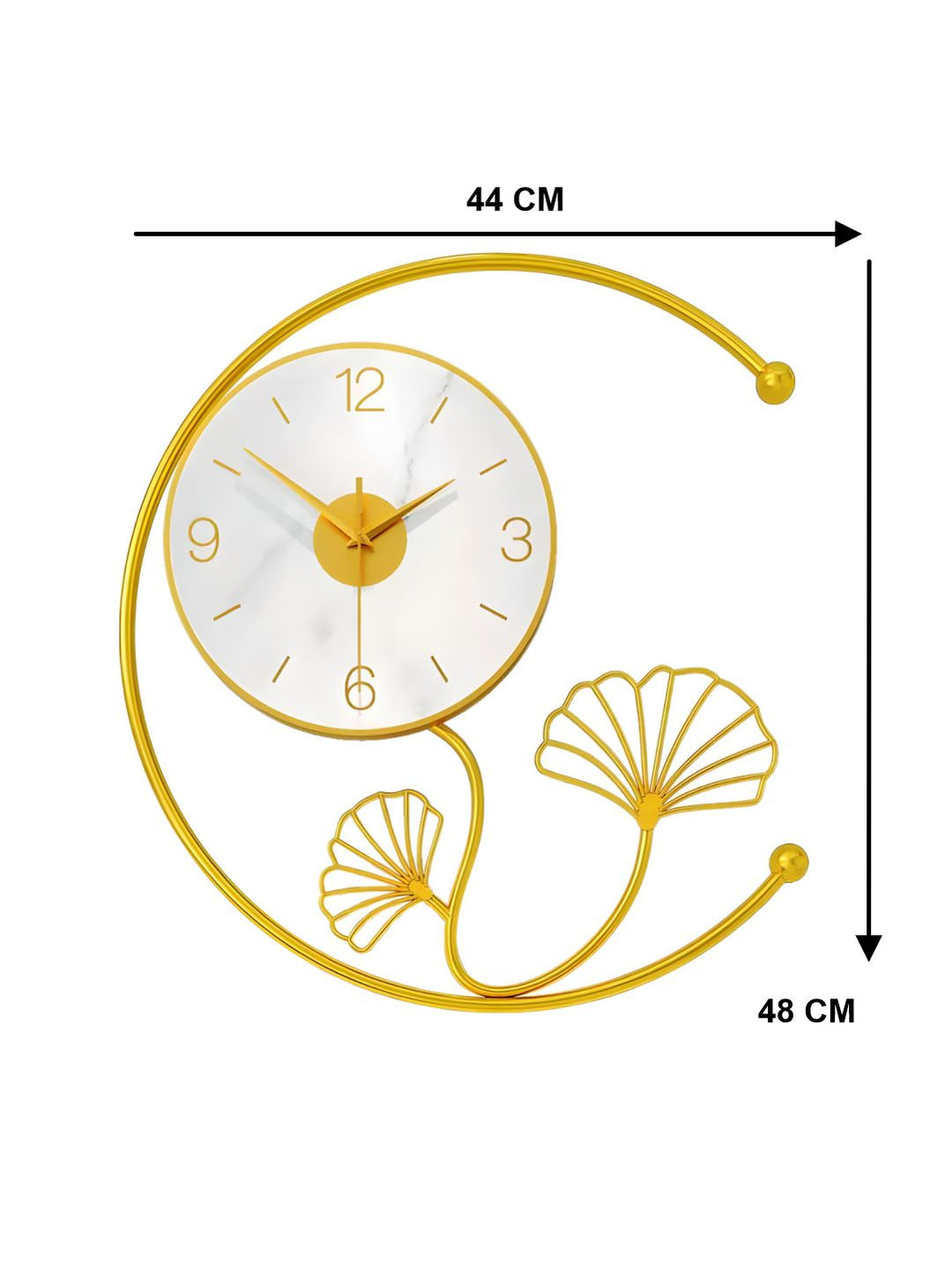 Abstract shaped wall clock