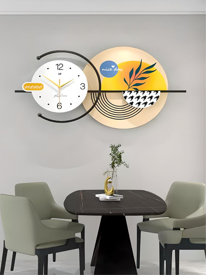Abstract shaped wall clock