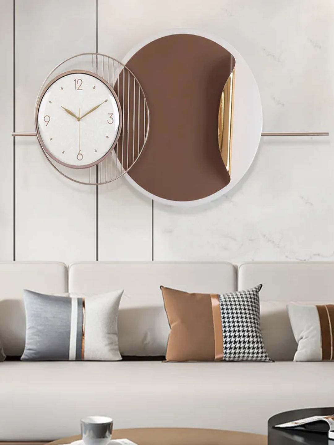 Abstract shaped wall clock