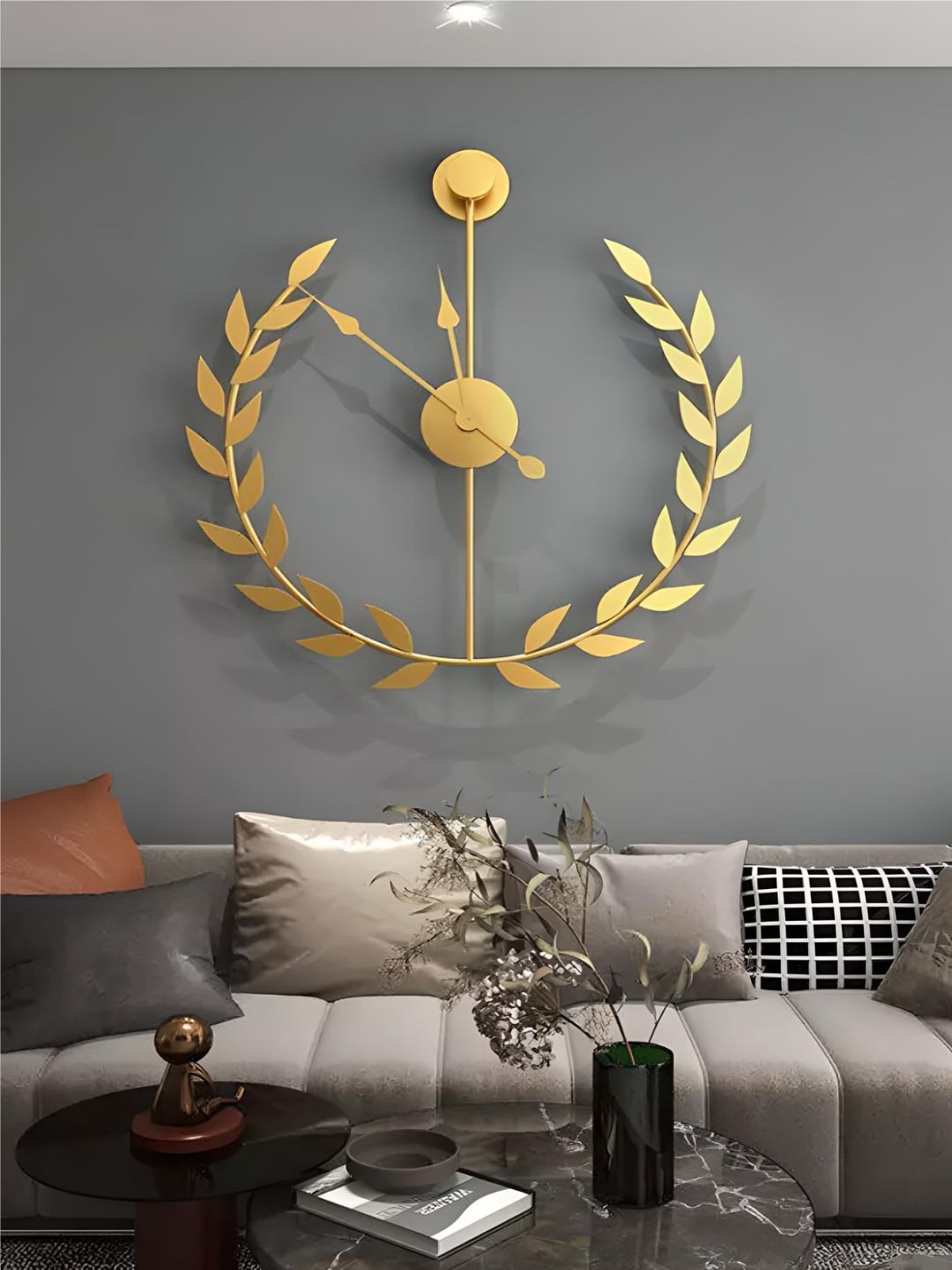 Abstract shaped wall clock