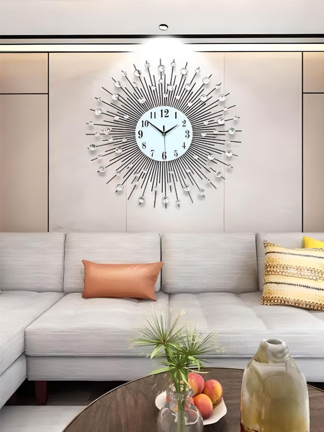 Abstract shaped wall clock