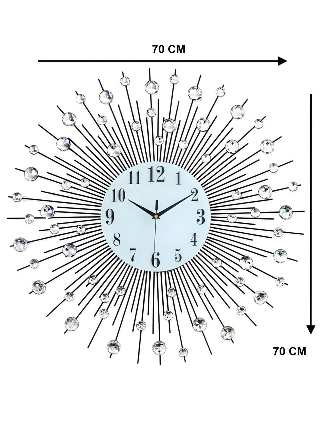 Abstract shaped wall clock