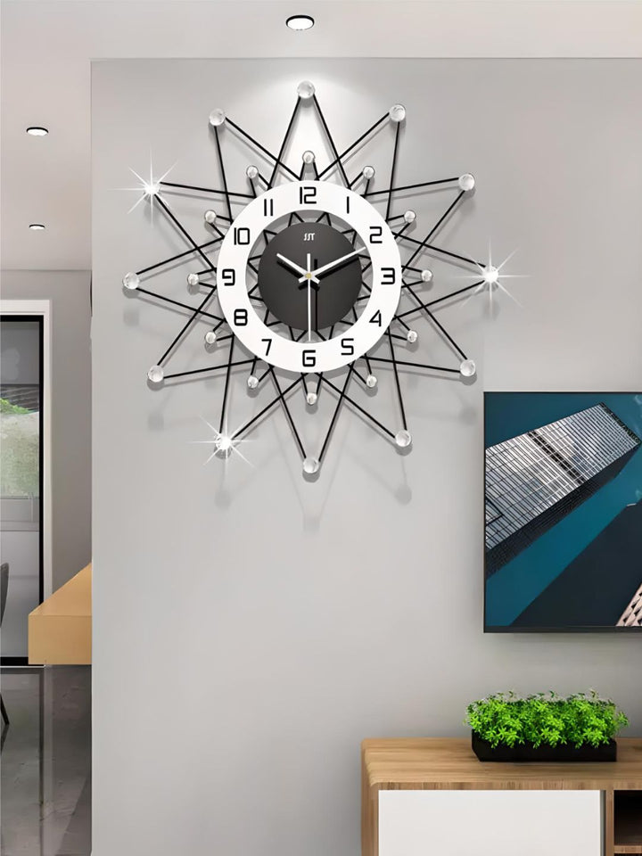 Abstract shaped wall clock