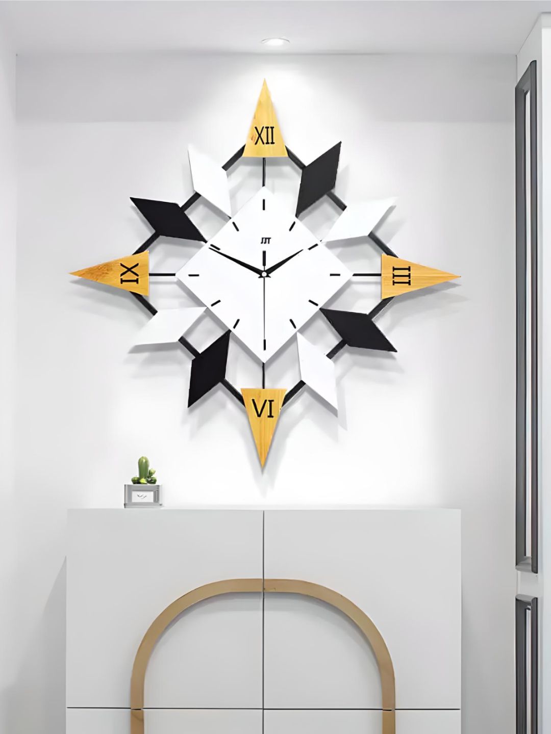 Abstract shaped wall clock