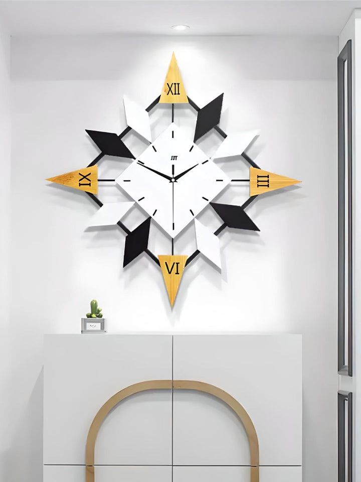 Abstract shaped wall clock