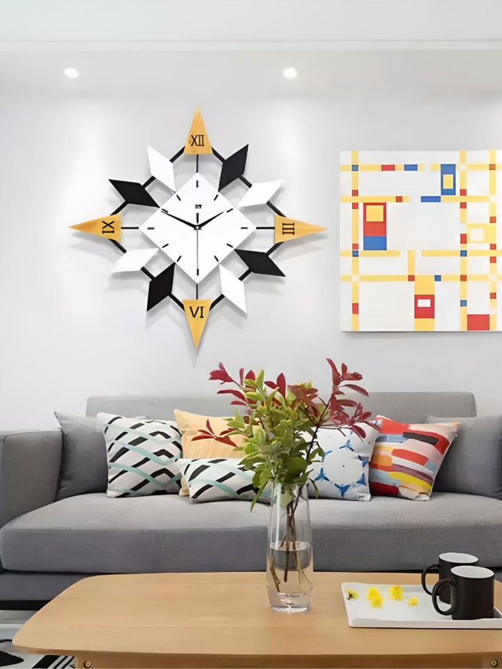 Abstract shaped wall clock