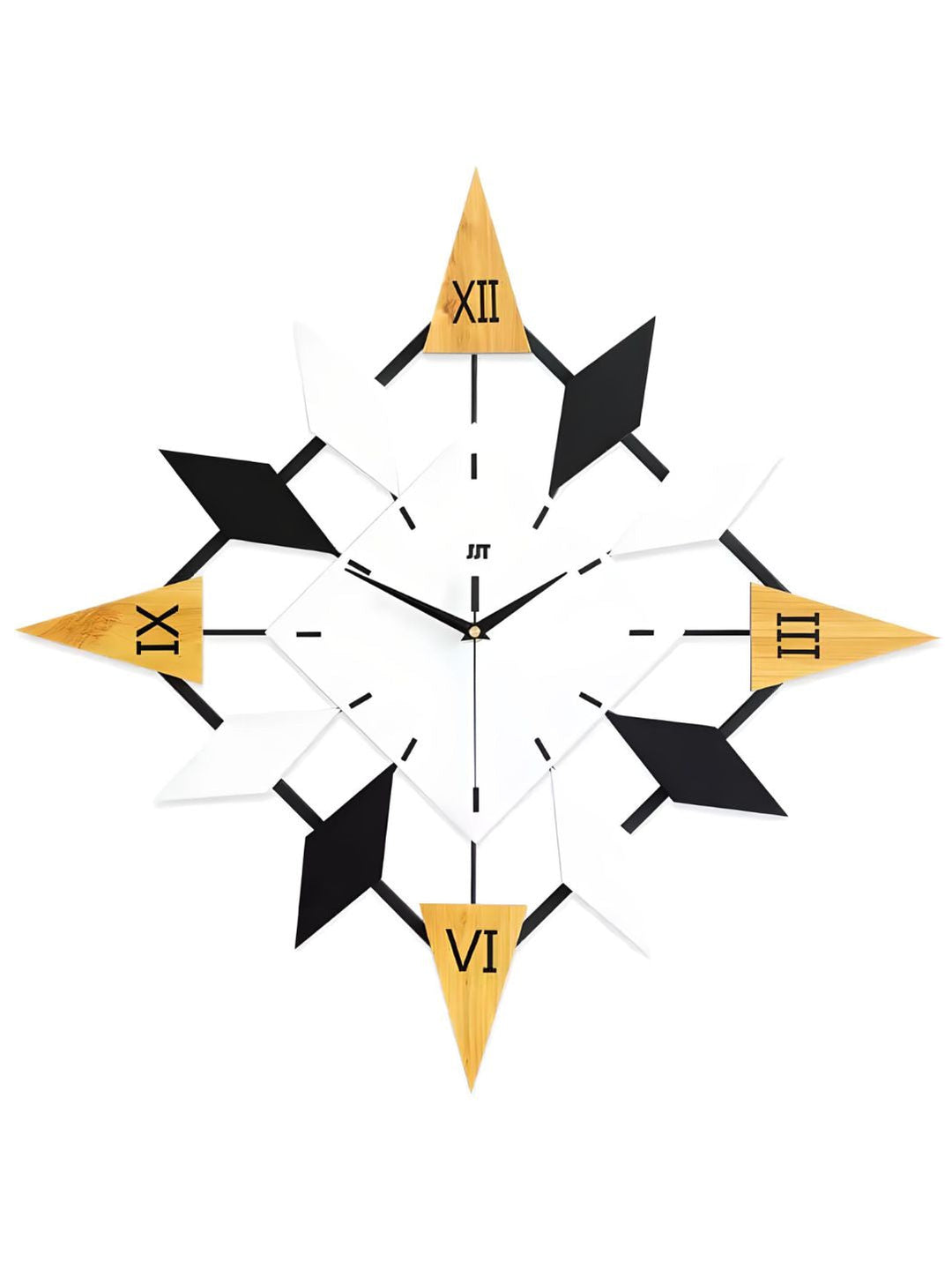 Abstract shaped wall clock