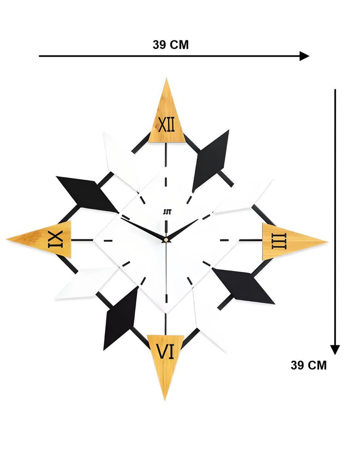 Abstract shaped wall clock