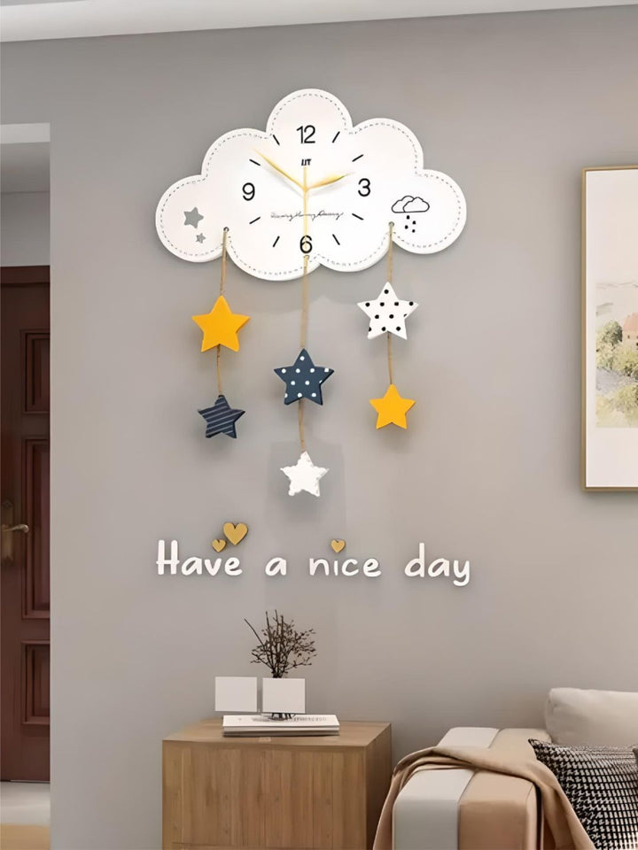 Abstract shaped wall clock