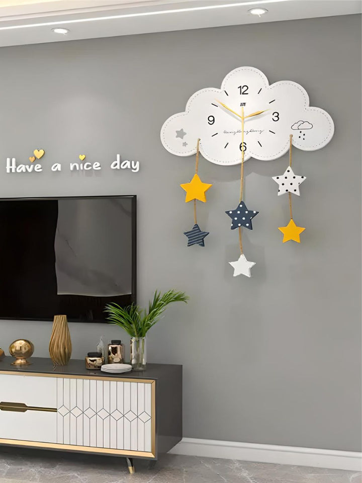 Abstract shaped wall clock