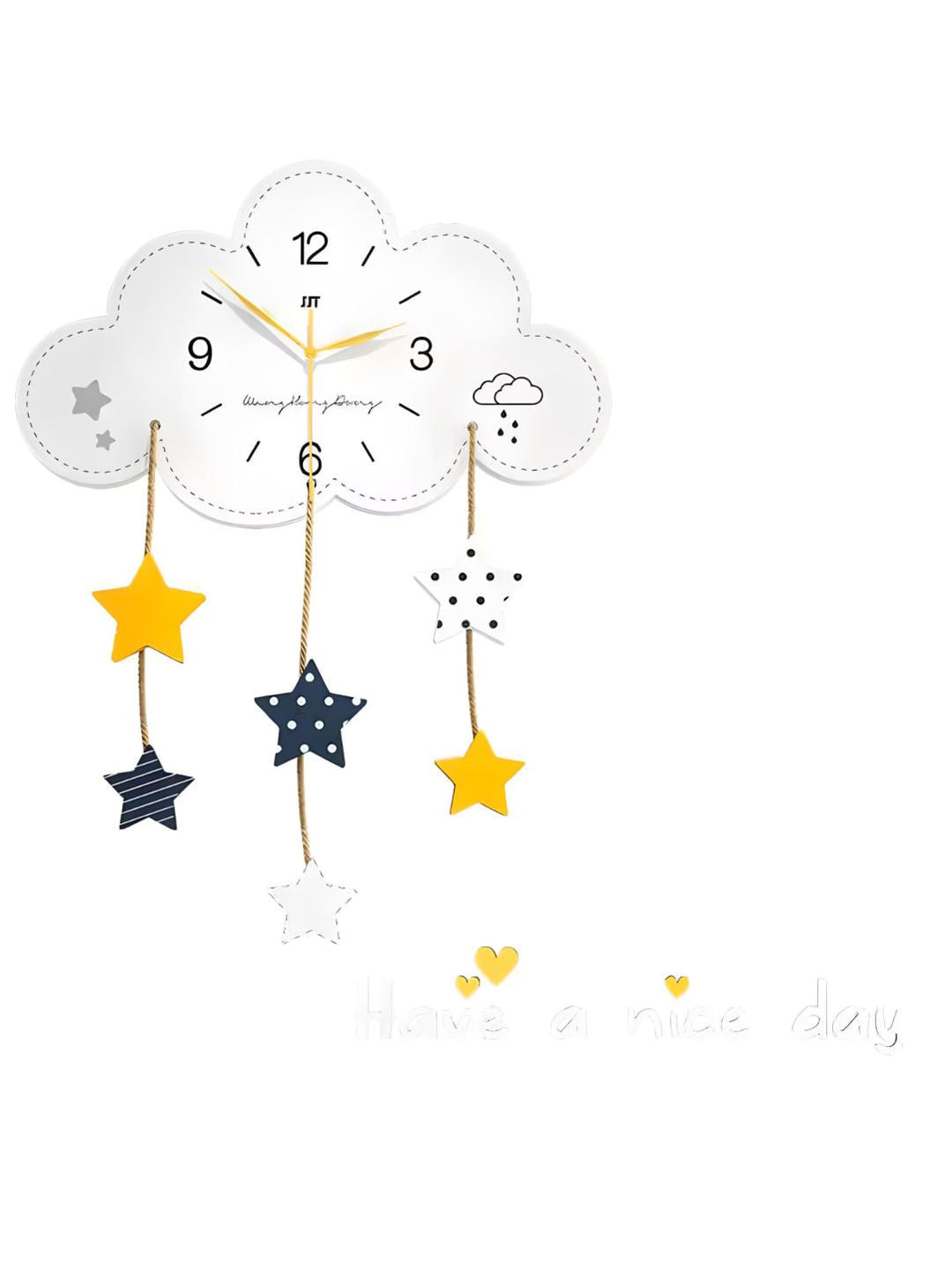 Abstract shaped wall clock