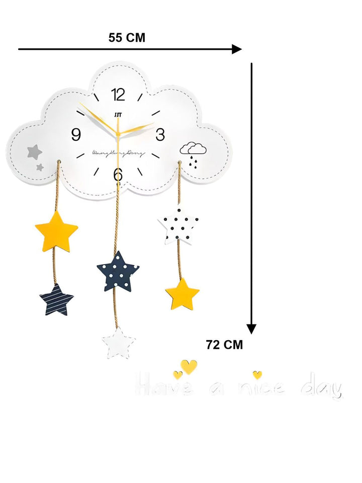 Abstract shaped wall clock