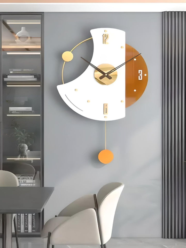 Abstract shaped wall clock