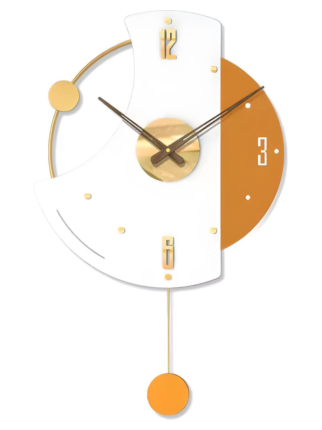 Abstract shaped wall clock
