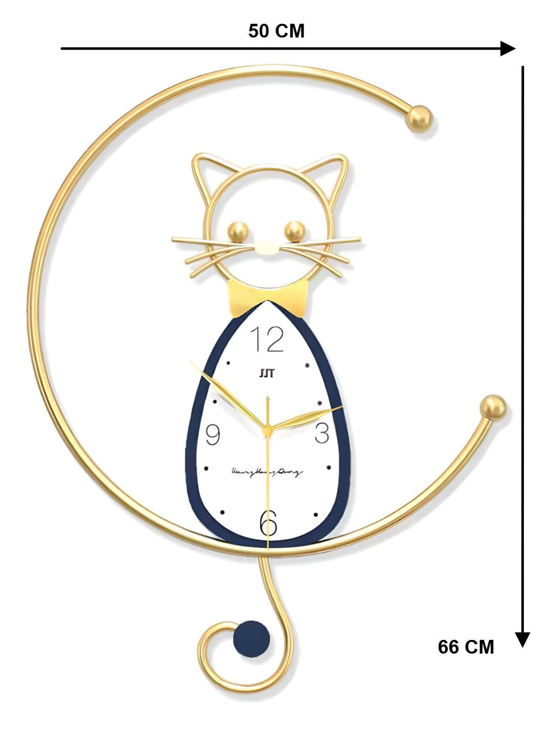 Abstract shaped wall clock