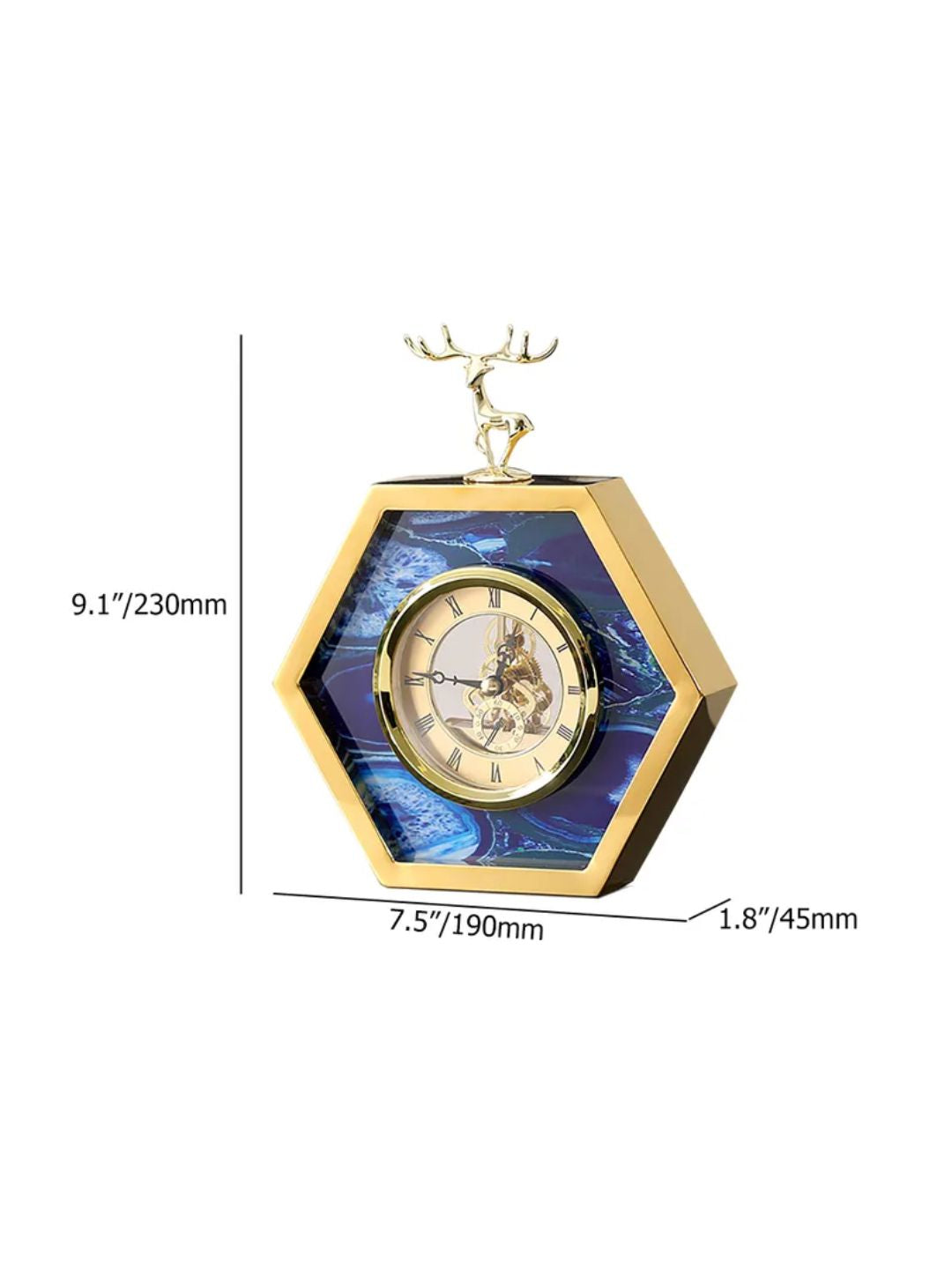 Abstract shaped wall clock