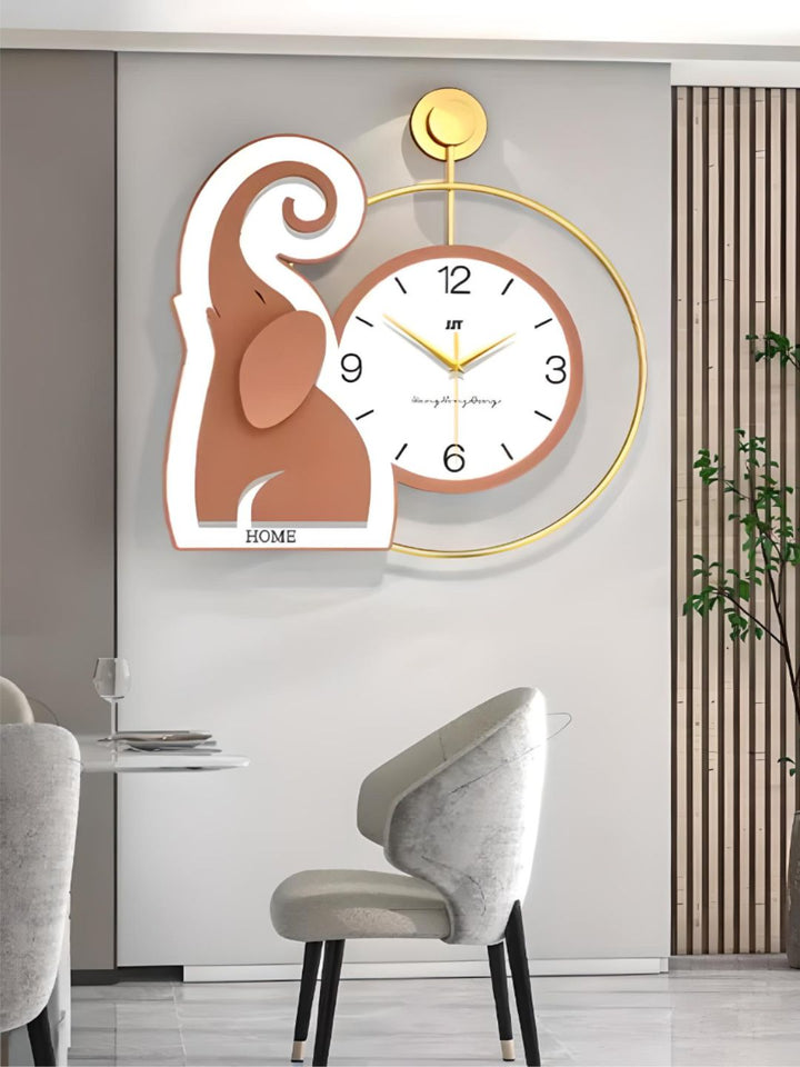 Abstract shaped wall clock