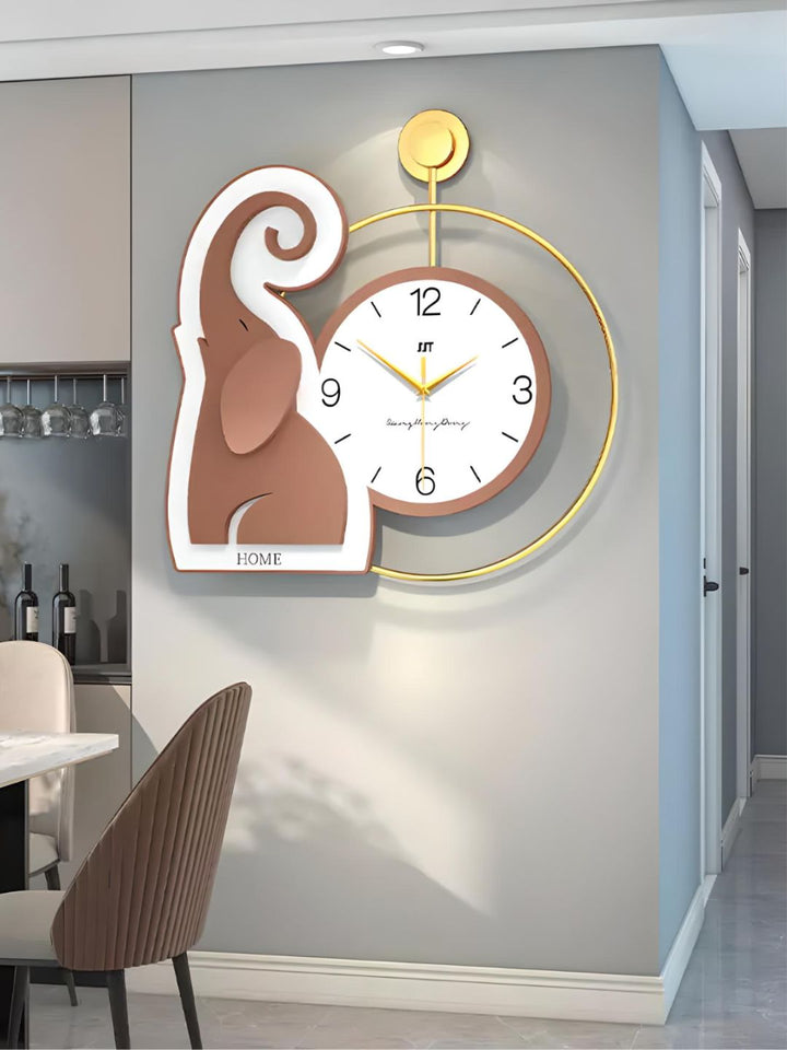 Abstract shaped wall clock