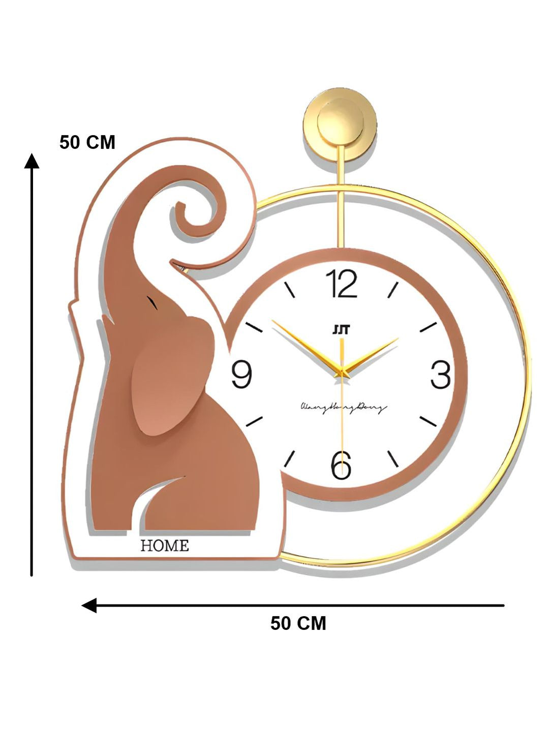 Abstract shaped wall clock