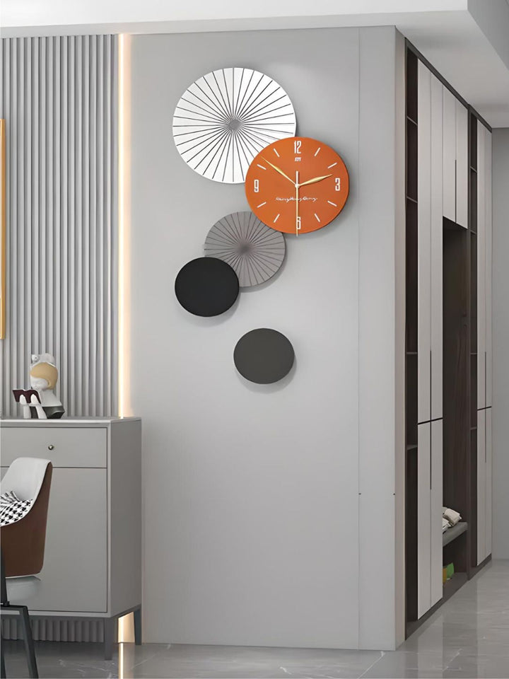 Abstract shaped wall clock