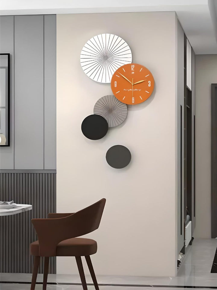 Abstract shaped wall clock