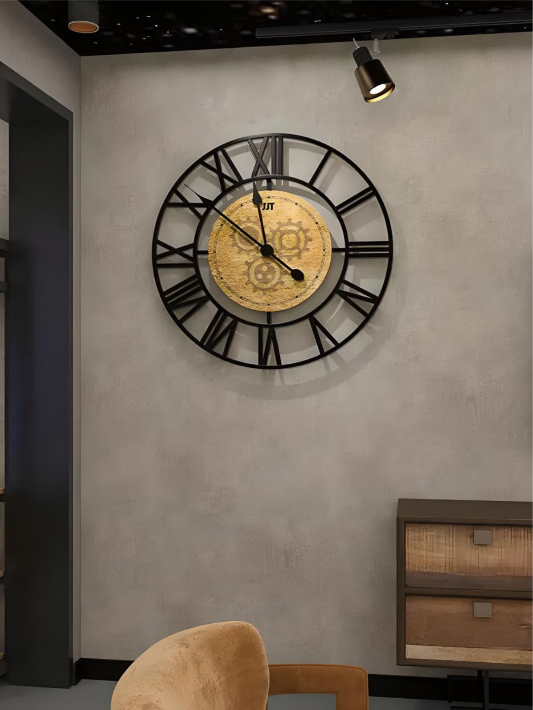 Abstract shaped wall clock