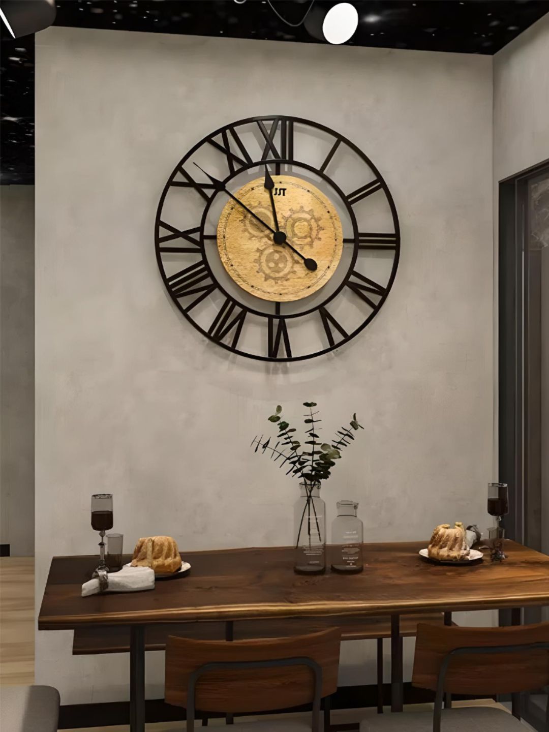 Abstract shaped wall clock
