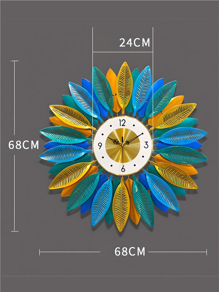 Abstract shaped wall clock