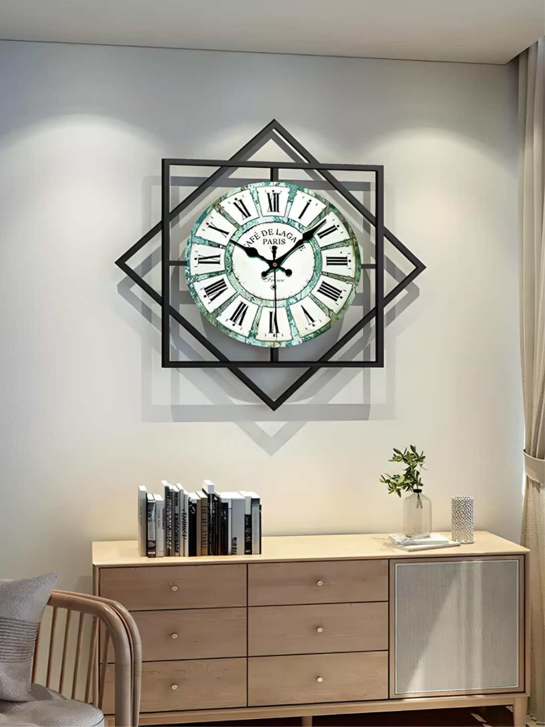 Abstract shaped wall clock