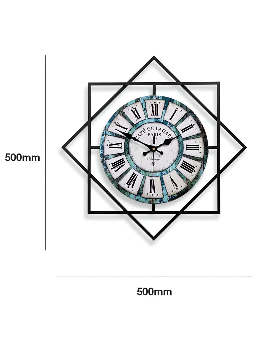 Abstract shaped wall clock