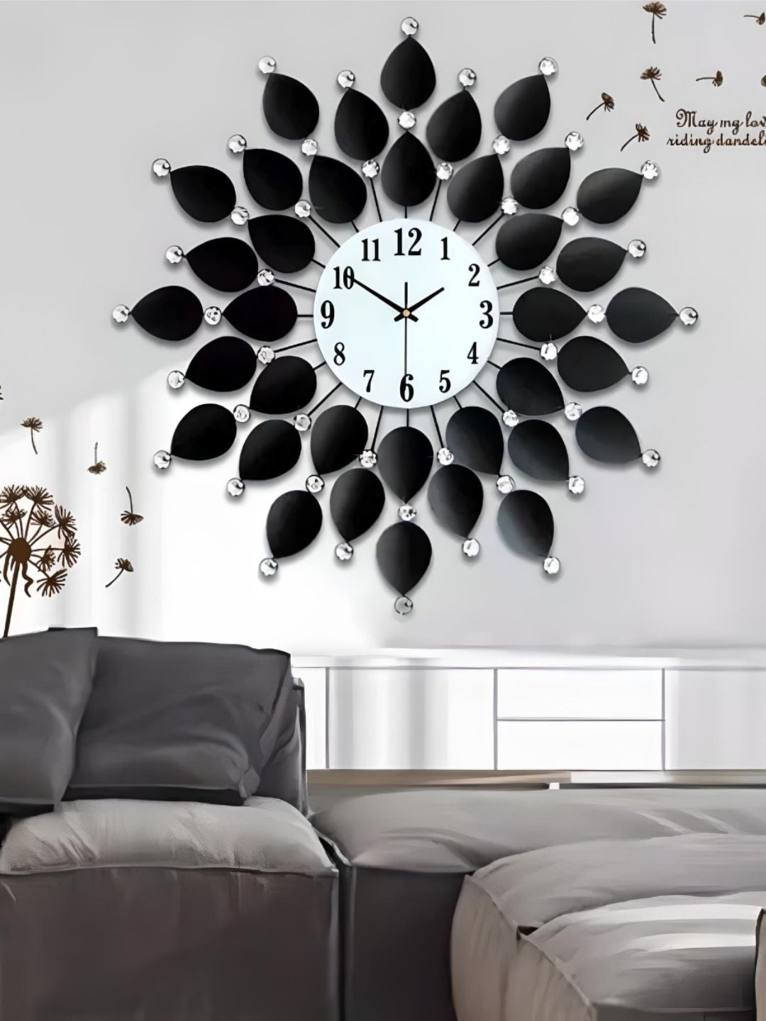 Abstract shaped wall clock