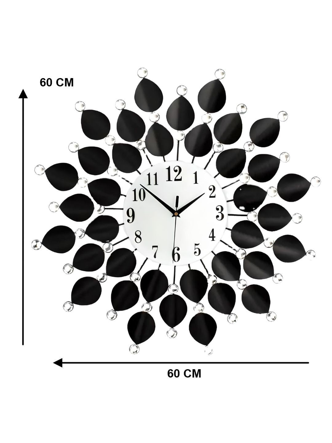 Abstract shaped wall clock