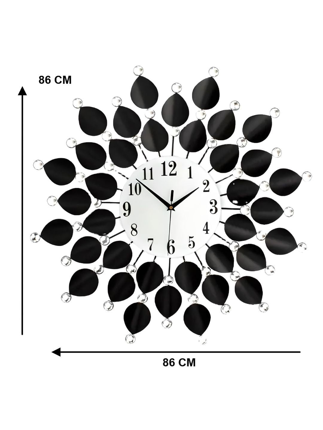 Abstract shaped wall clock