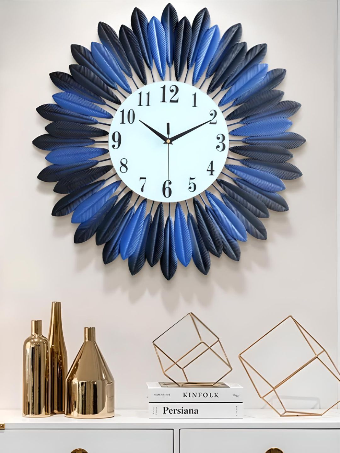 Abstract shaped wall clock