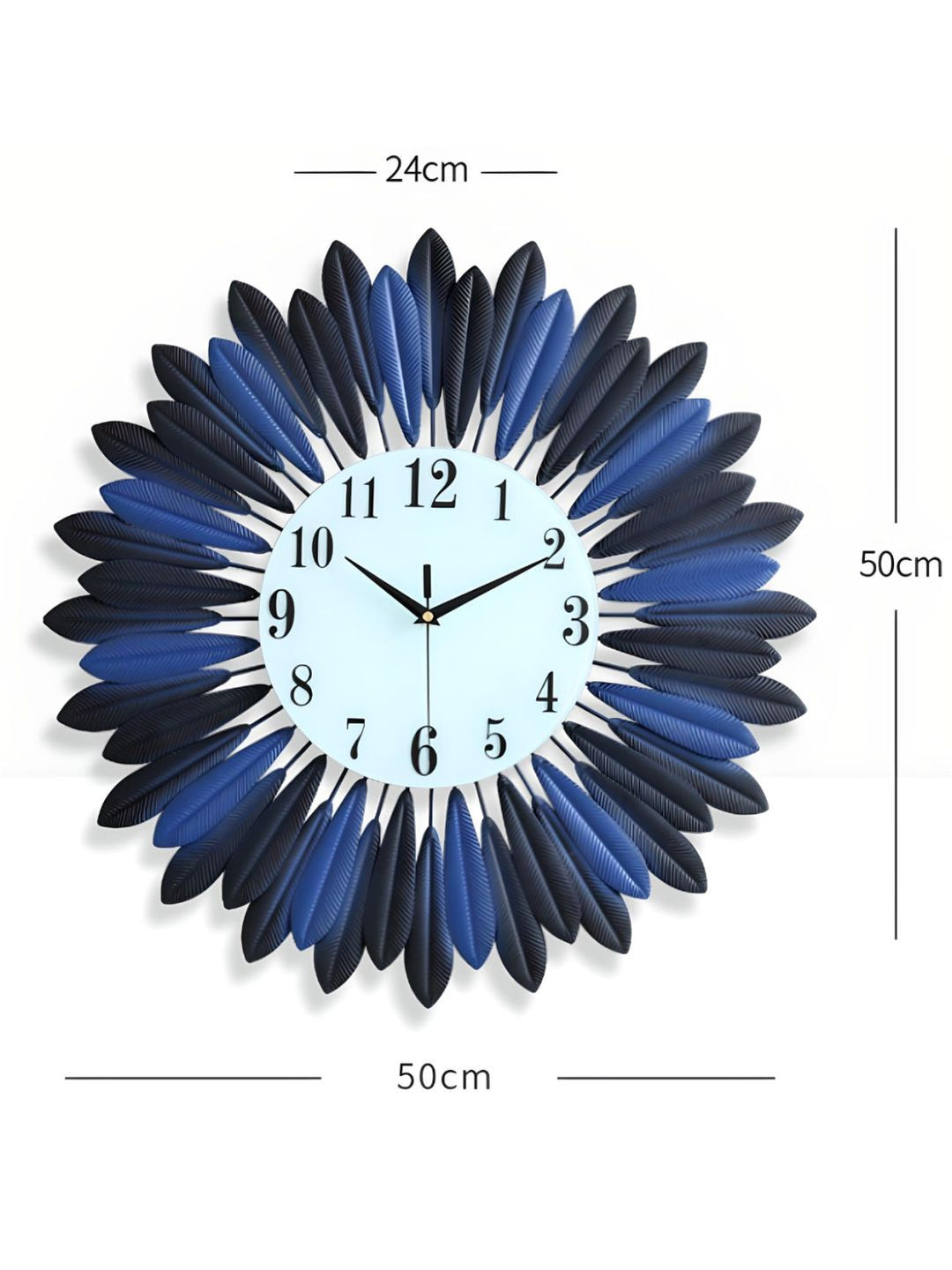 Abstract shaped wall clock