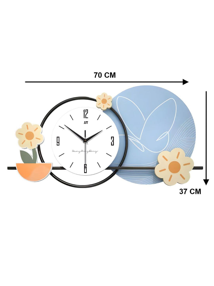 Abstract shaped wall clock