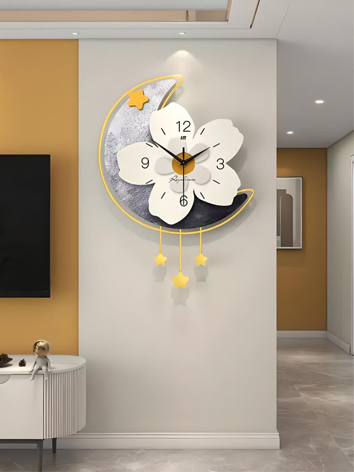 Abstract shaped wall clock