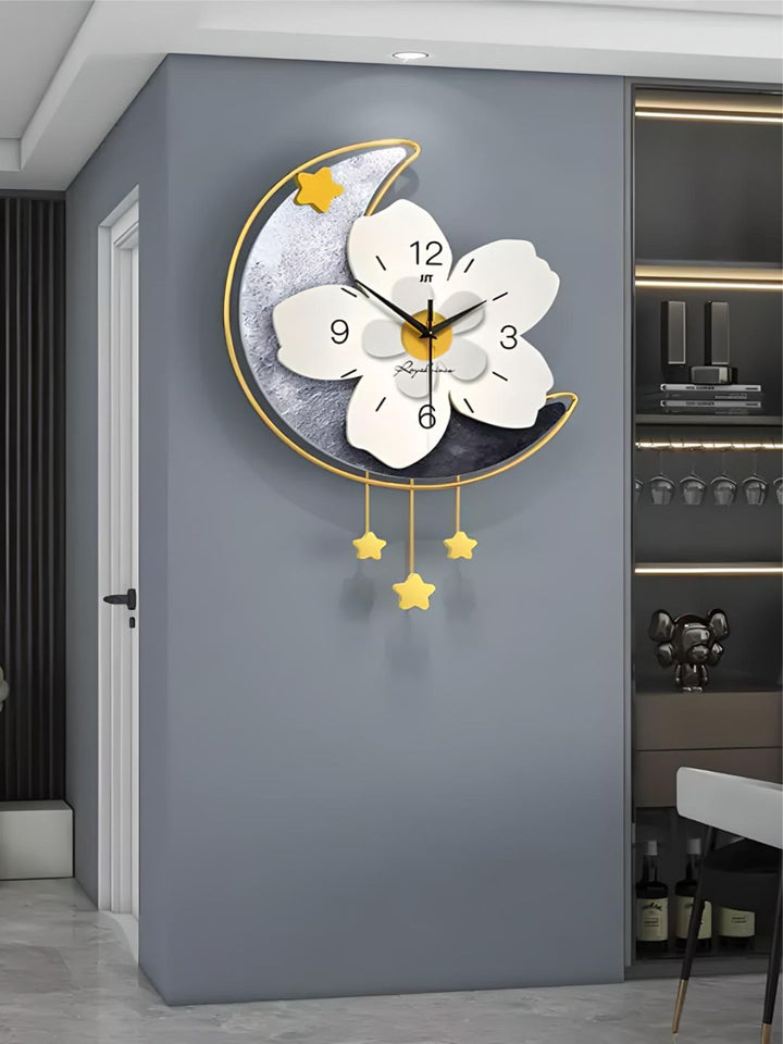 Abstract shaped wall clock
