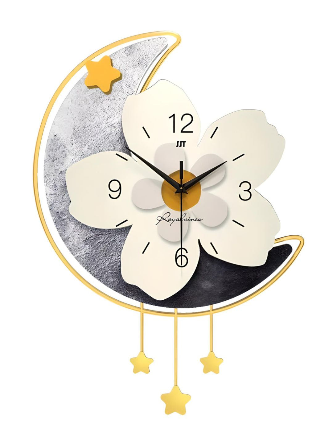 Abstract shaped wall clock
