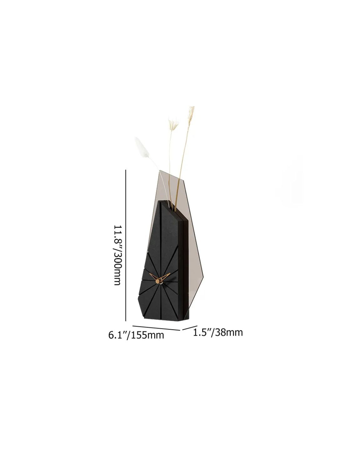 Abstract shaped wall clock