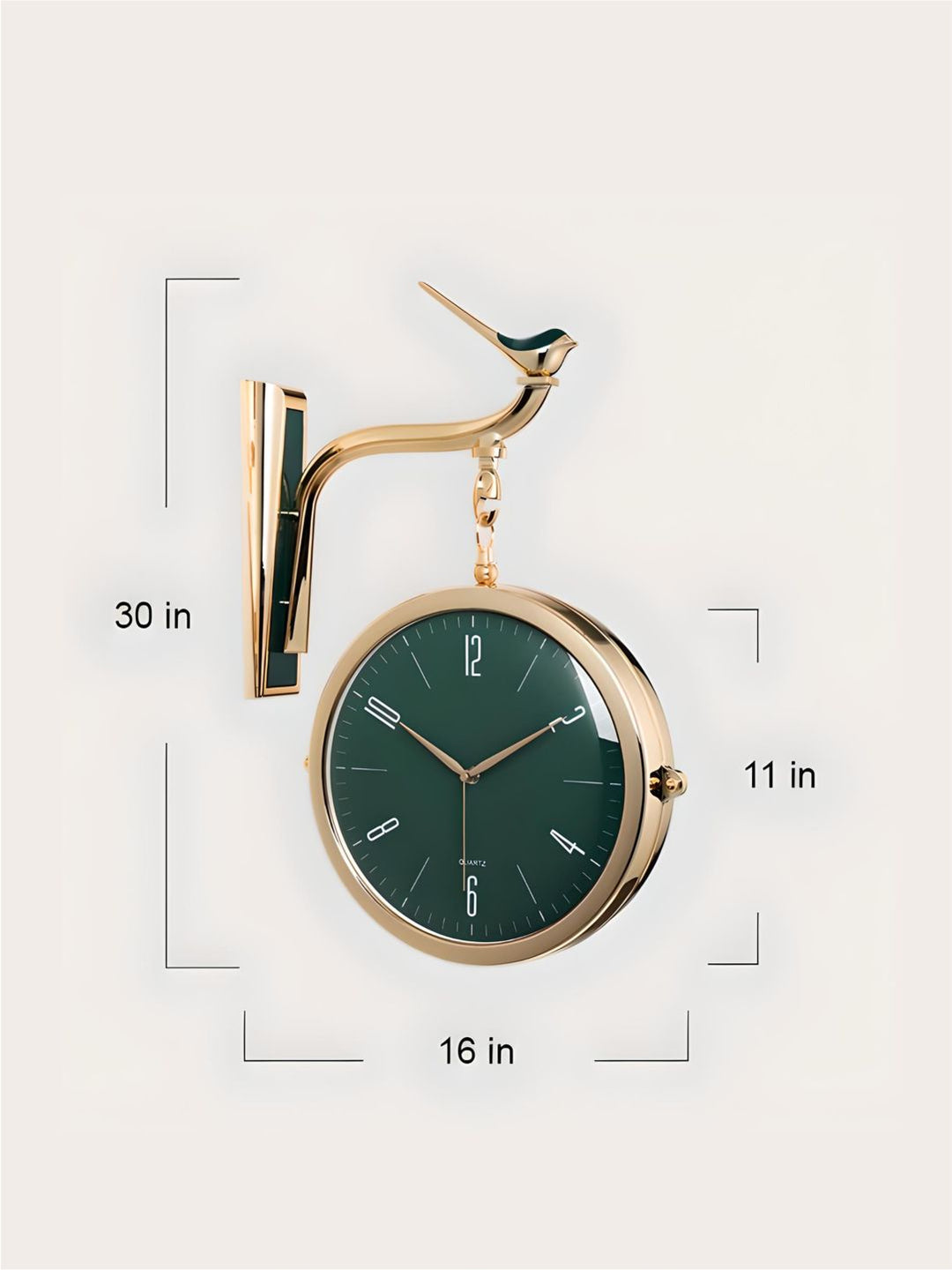 Abstract shaped wall clock