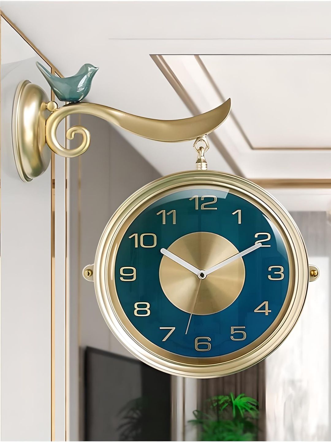 Abstract shaped wall clock