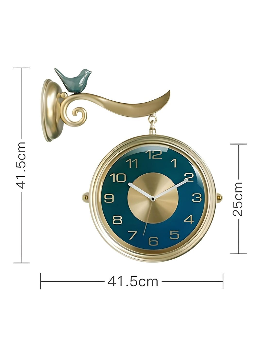 Abstract shaped wall clock