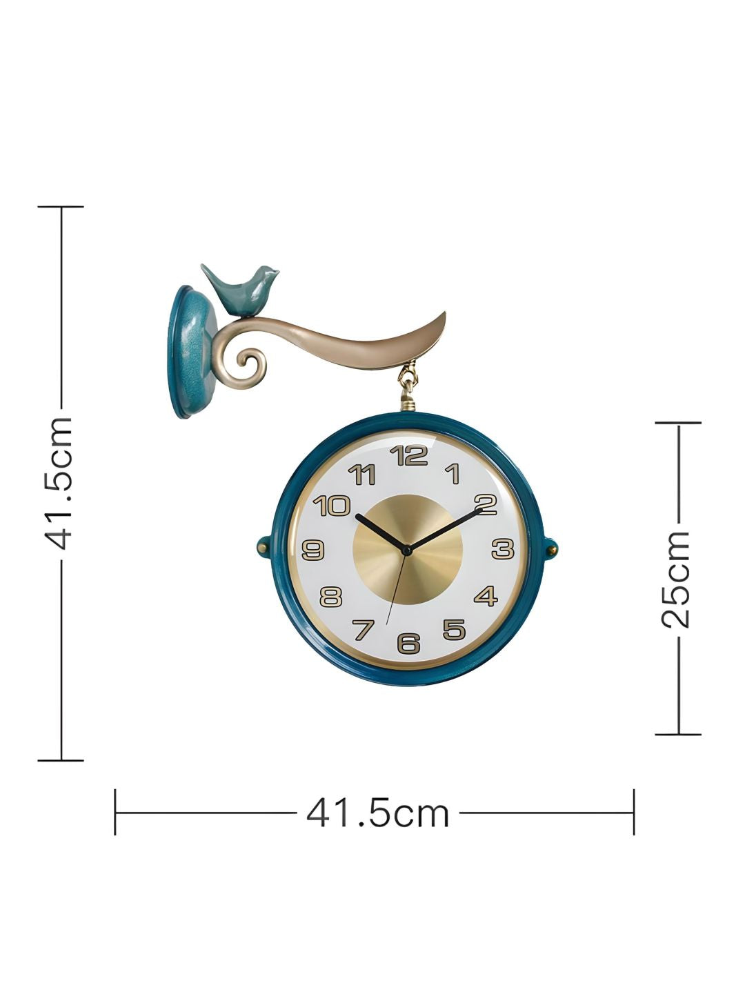 Abstract shaped wall clock