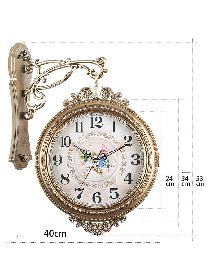 Abstract shaped wall clock