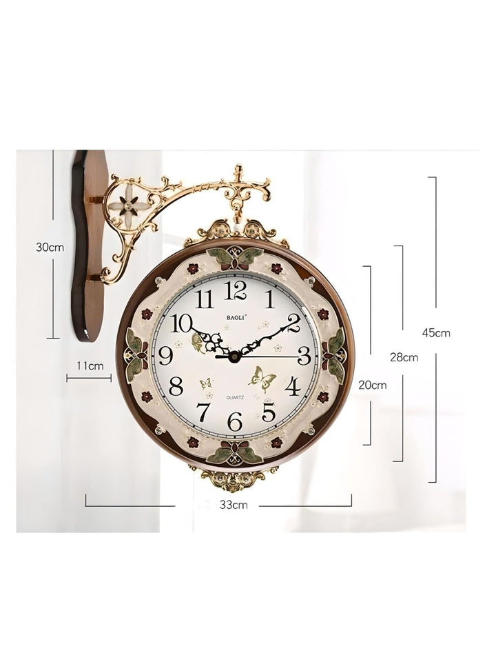Abstract shaped wall clock