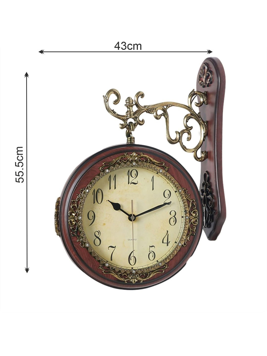 Abstract shaped wall clock
